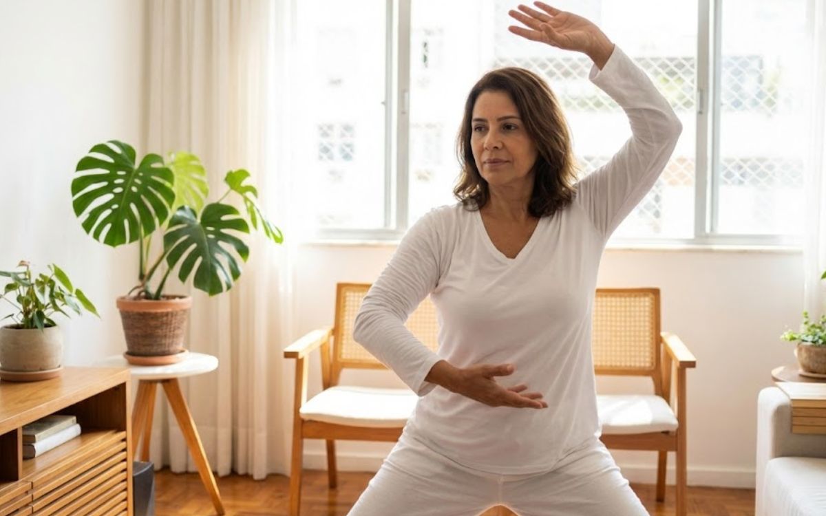 Baduanjin para pressão alta Imagem/SaúdeLab