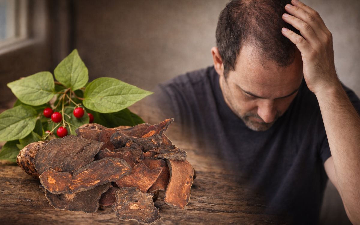 Raiz chinesa para calvíce