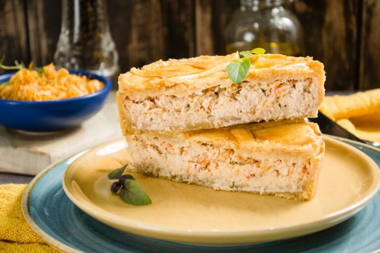 Empada de palmito com frango: refeição prática e equilibrada para o dia a dia 2 empada de palmito com frango.