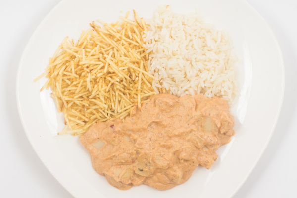 estrogonofe de palmito.