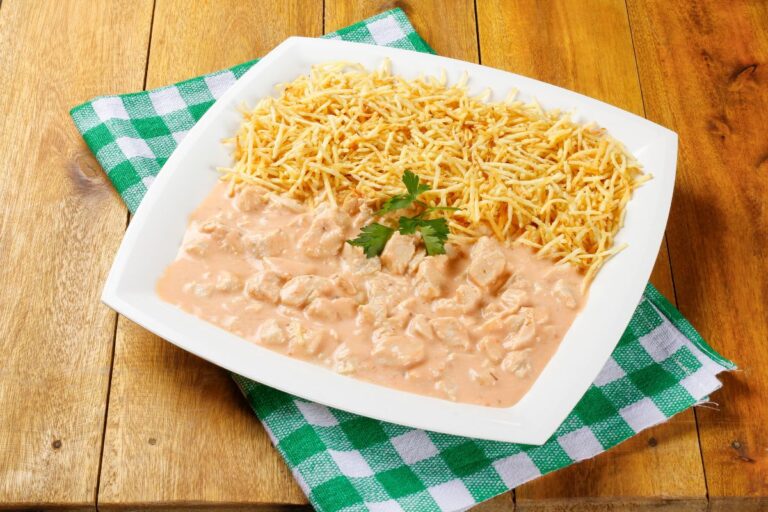 estrogonofe de palmito.