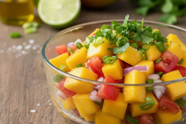 Vinagrete de manga: uma forma leve e caseira de trazer mais frescor às refeições 2 vinagrete de manga.