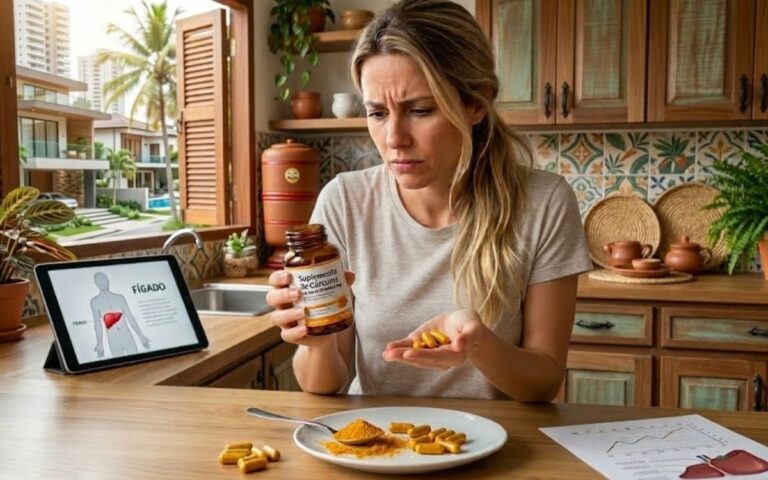 Cúrcuma faz mal ao fígado