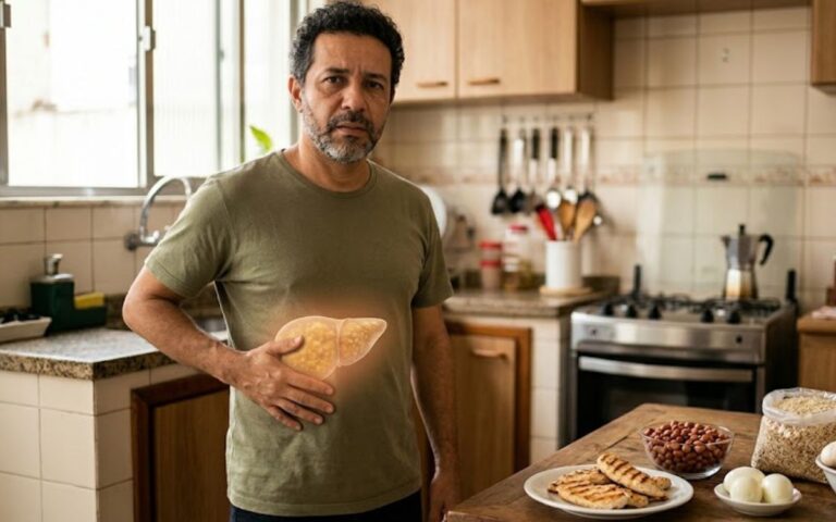 Gordura no fígado: o “interruptor” da doença e a vitamina que pode influenciar 2 Gordura no fígado