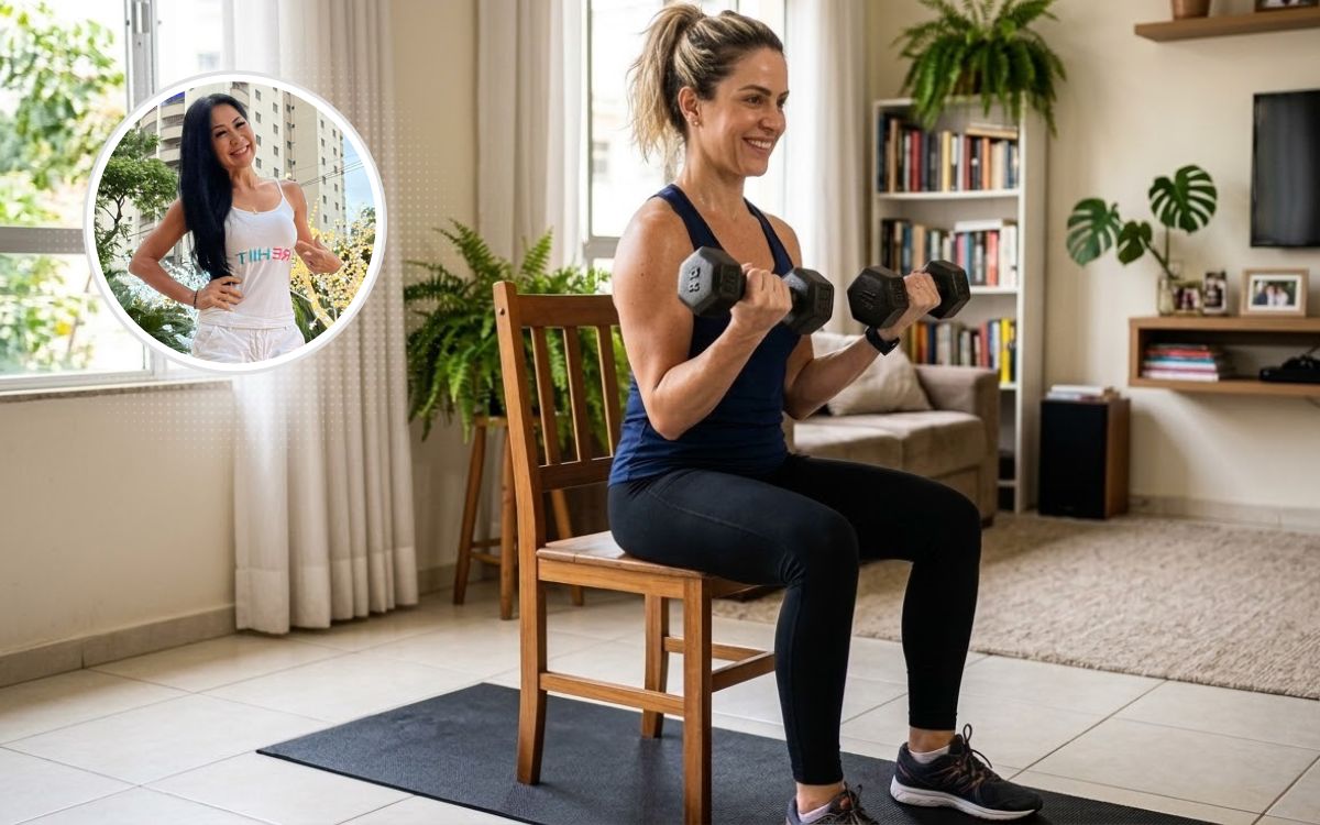 Musculação em casa.