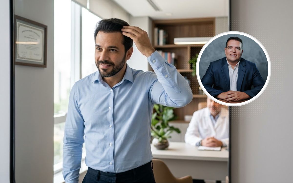 Resultado natural no transplante capilar