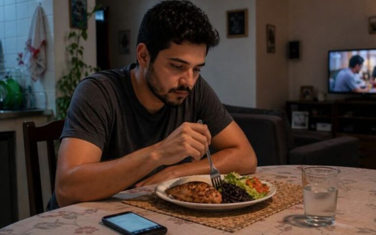 Benefícios de comer acompanhado