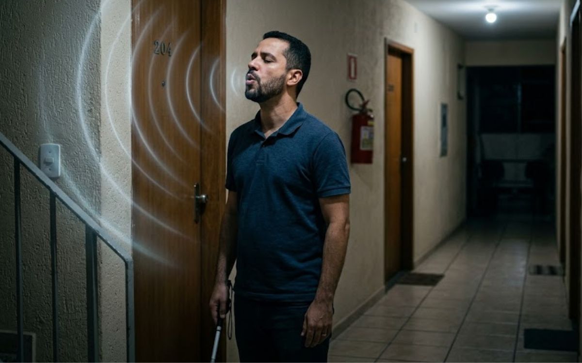 Como funciona a ecolocalização humana