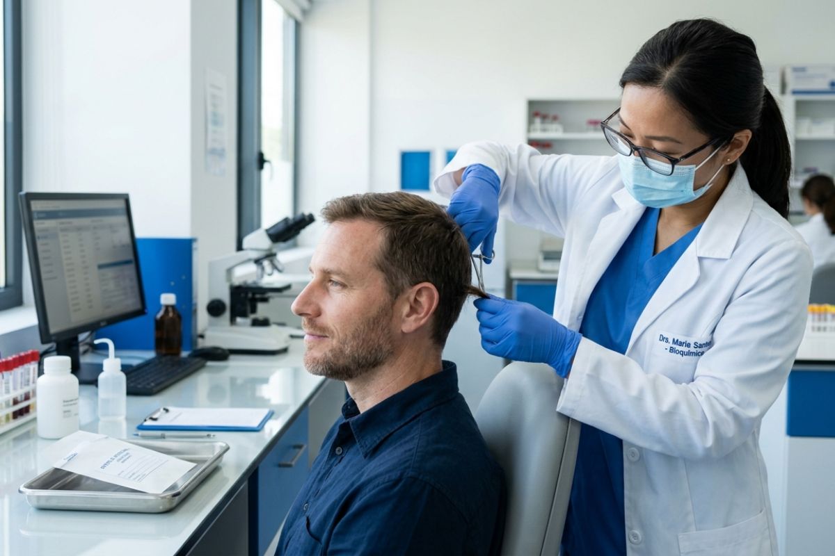 Exame toxicológico.