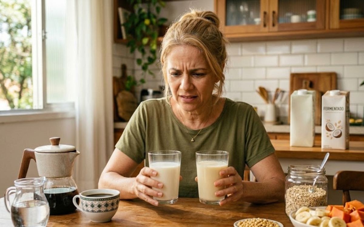 Leite vegetal fermentado