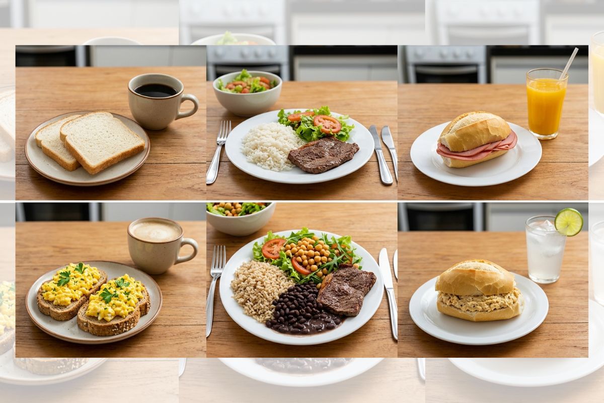 comer mais proteína no dia a dia.