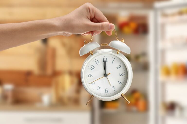 Jejum para exame de sangue.