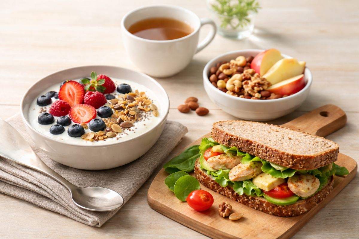 3 lanches da tarde equilibrados para manter o metabolismo ativo ao longo do dia 1 lanches para manter o metabolismo ativo.