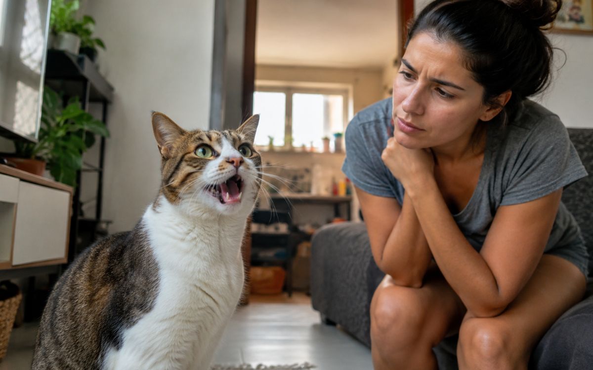Gato miando muito: o que pode ser e quando se preocupar 2 Gato miando muito