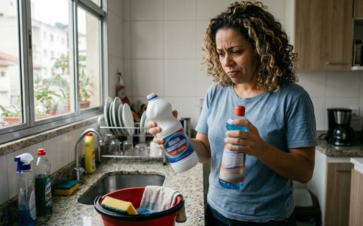 Água sanitária: 5 misturas que podem colocar sua saúde em risco dentro de casa 1 O que não pode misturar com água sanitária