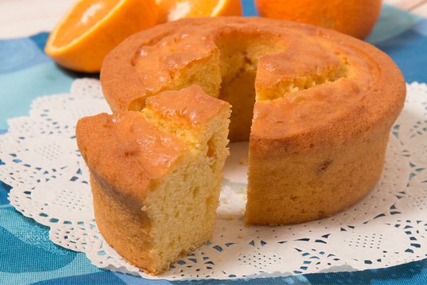 bolo de laranja com iogurte fit.