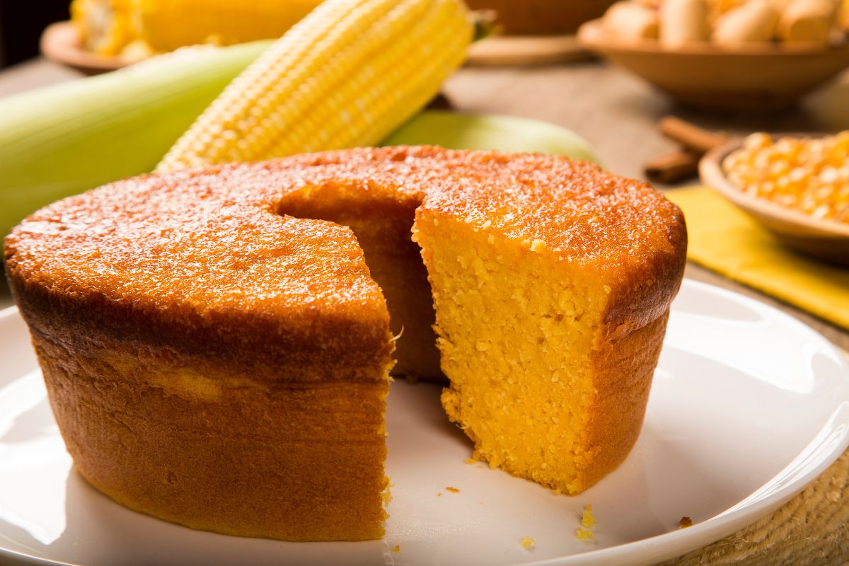 bolo de milho cremoso light.