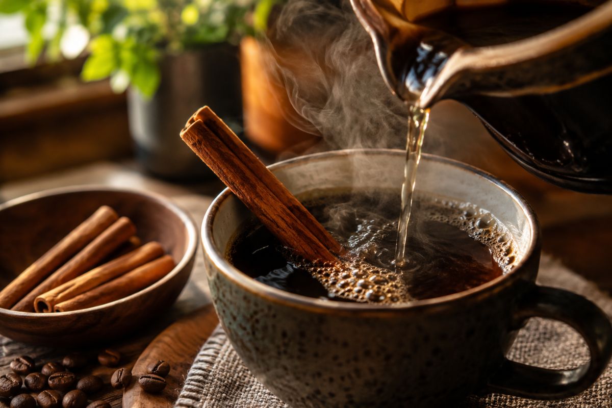 Muita gente está fervendo canela na água do café — e o motivo vai além do sabor 1 canela na água do café.