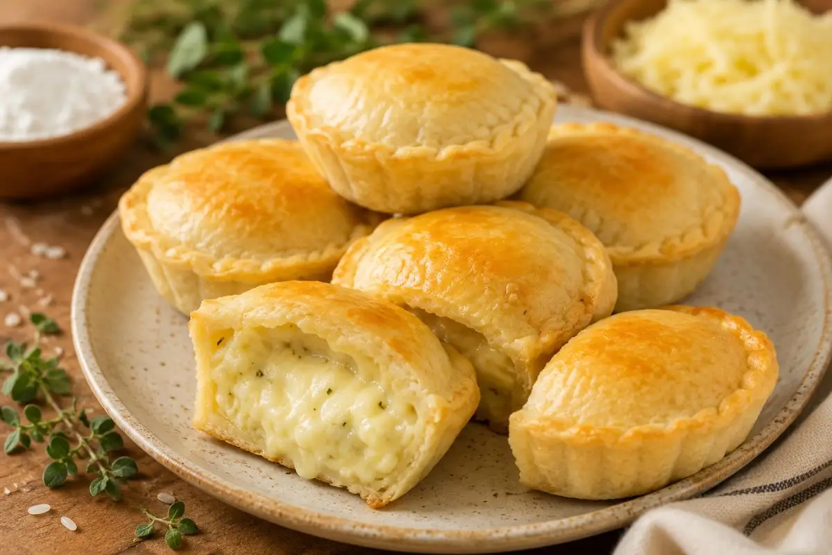 Empadinha de queijo sem glúten: versão leve e prática para o dia a dia 1 empadinha de queijo sem glúten.