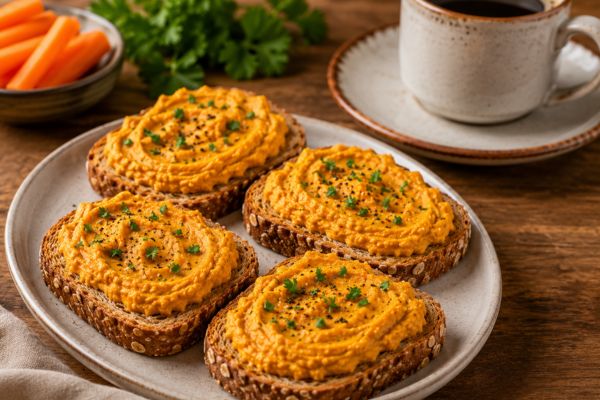 Patê de alho e cenoura fit: a receita saudável que substitui opções industrializadas com muito sabor 2 patê de alho e cenoura.