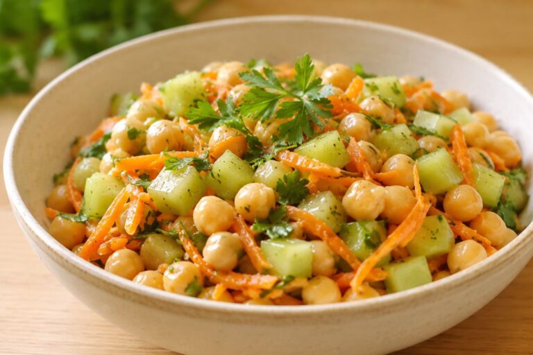 Salada de grão-de-bico com chuchu e cenoura: leve, nutritiva e prática para o dia a dia 2 salada de grão-de-bico com chuchu e cenoura.
