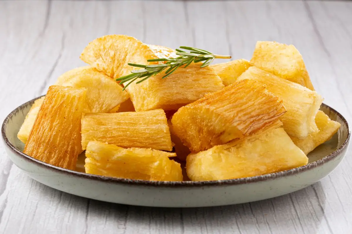 Aipim frito na air fryer.