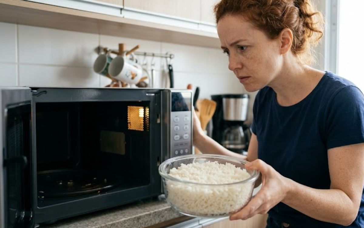 Arroz requentado faz mal