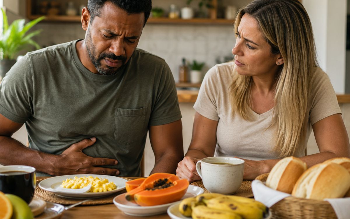 Café da manhã para quem tem gastrite