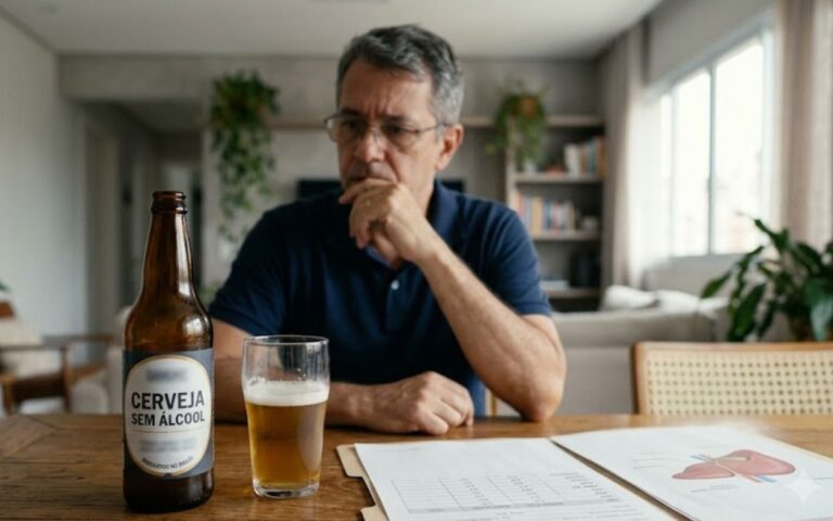 Cerveja sem álcool faz mal para o fígado