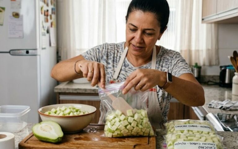 Como congelar chuchu sem perder textura: 4 passos simples 2 Como congelar chuchu