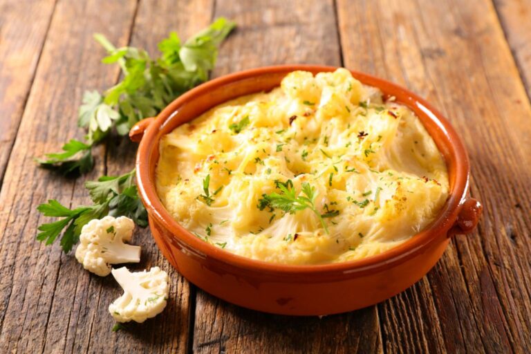 Couve-flor gratinada fit e proteica: receita cremosa, nutritiva e perfeita para o dia a dia 3 Couve-flor gratinada fit e proteica.