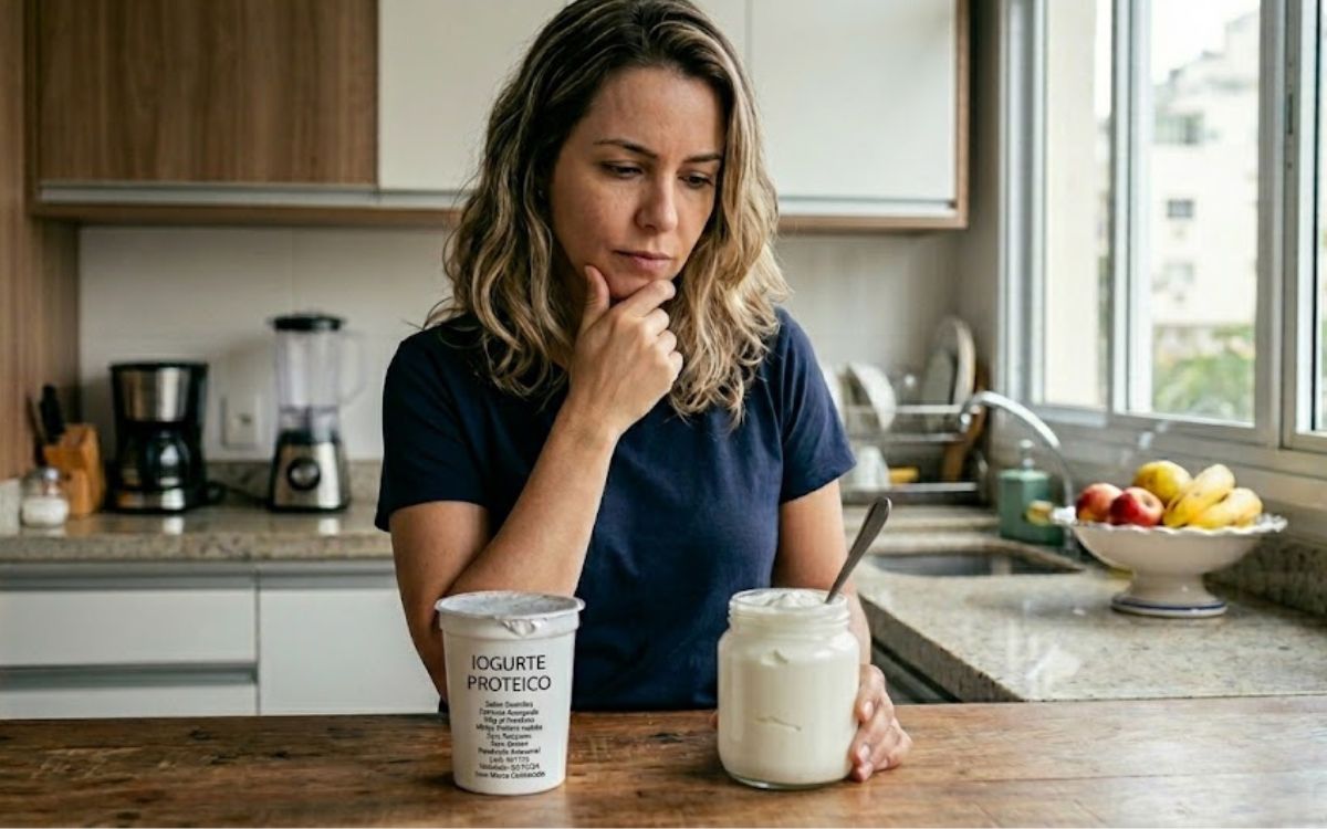 Iogurte proteico: vale mais a pena comprar pronto ou fazer em casa? 1 Iogurte proteico