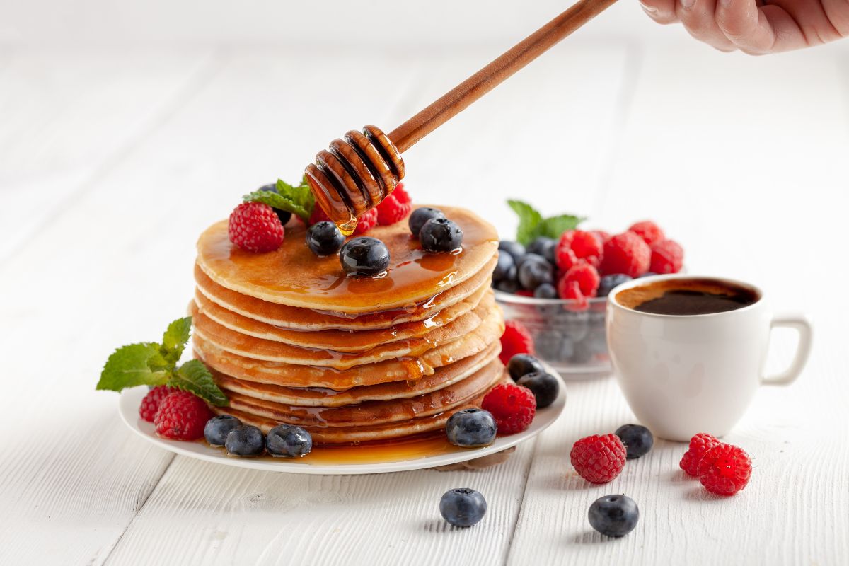 Panqueca americana fit.