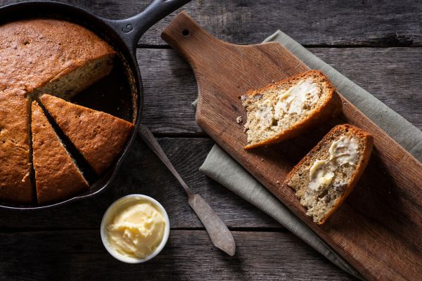 Pão de aveia de frigideira: receita prática para um café da manhã saudável em poucos minutos 2 Pão de aveia de frigideira.