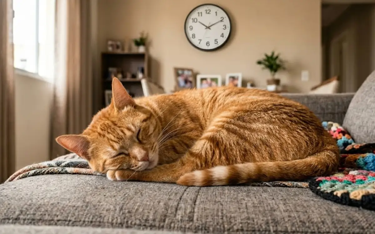 Quantas horas um gato dorme por dia
