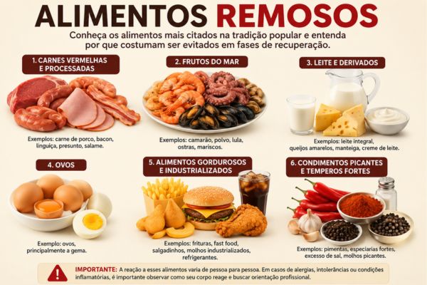alimentos remosos.