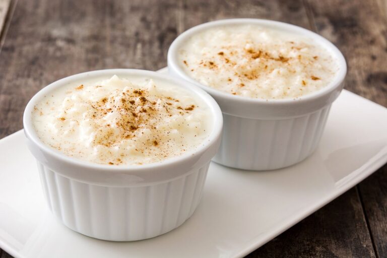 arroz doce fit.