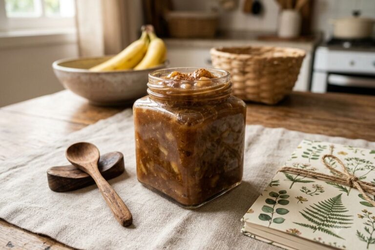 doce de banana sem açúcar.