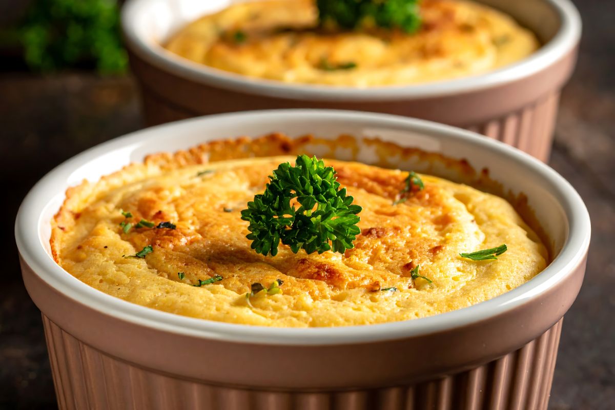 Suflê de chuchu fit: a receita leve e fofinha que transforma um legume simples em uma refeição deliciosa 1 suflê de chuchu.