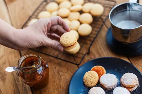 Biscoito de nata fit: receita caseira macia, equilibrada e perfeita para o café da tarde 2 Biscoito de nata.