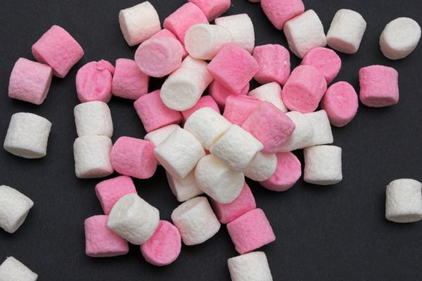 Marshmallow sem açúcar.