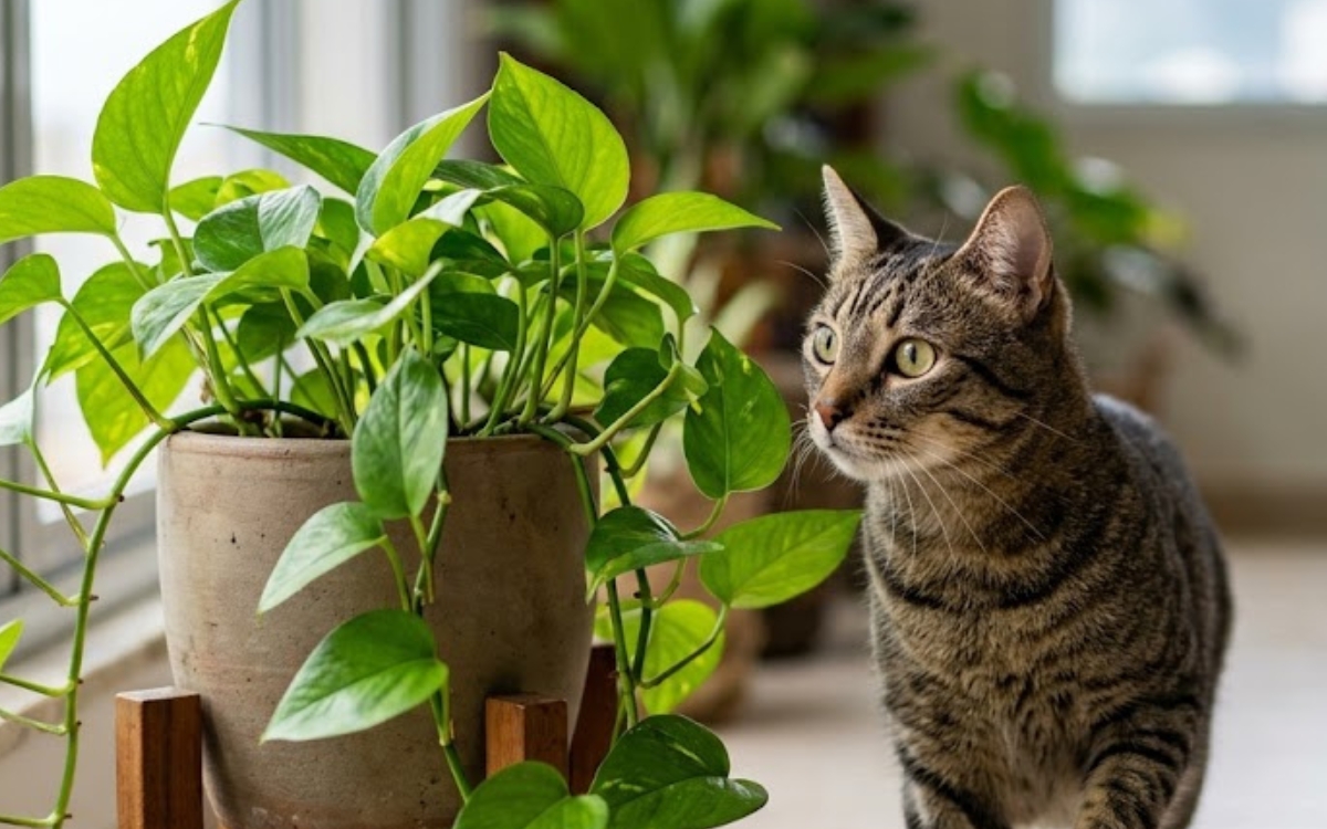 Planta jiboia é tóxica para gatos? Saiba quais são os riscos e como proteger seu pet 1 Planta jiboia é tóxica para gatos
