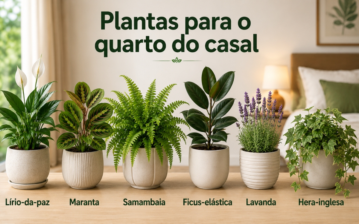 Bem-estar: 12 plantas para quarto de casal que podem transformar o ambiente 3 Plantas para quarto de casal