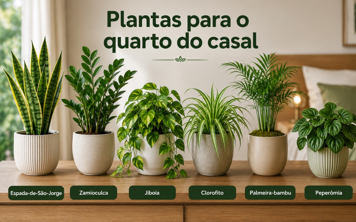 Bem-estar: 12 plantas para quarto de casal que podem transformar o ambiente 2 Plantas para quarto de casal