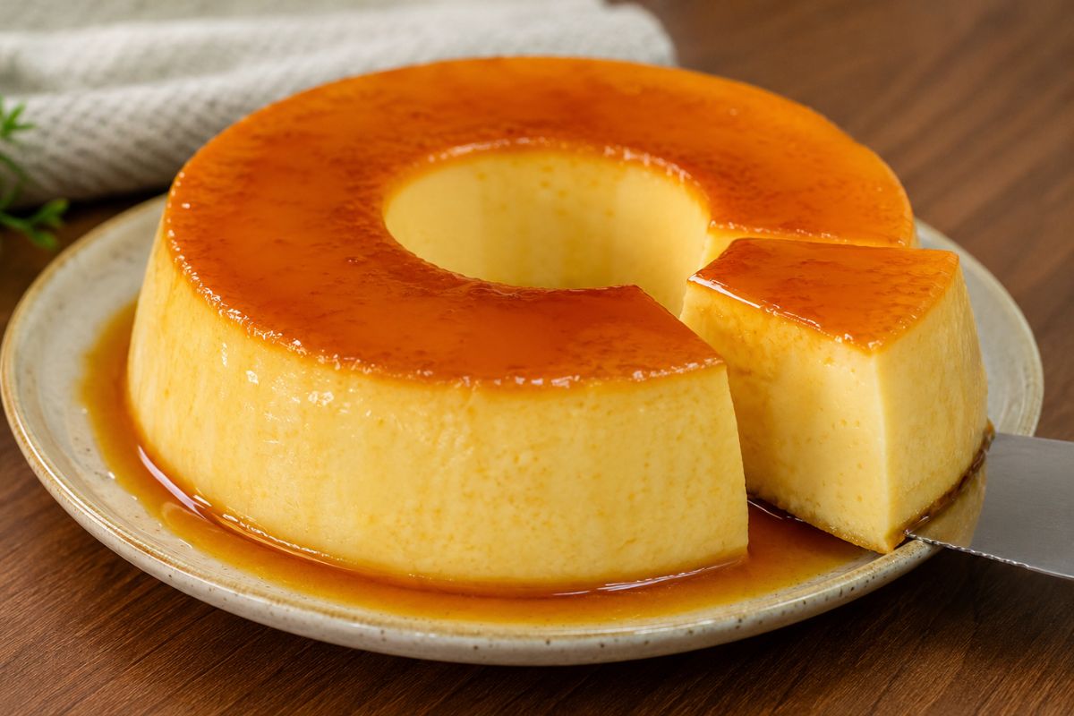 Pudim de leite em pó saudável: receita cremosa, prática e fácil de fazer 1 Pudim de leite em pó.