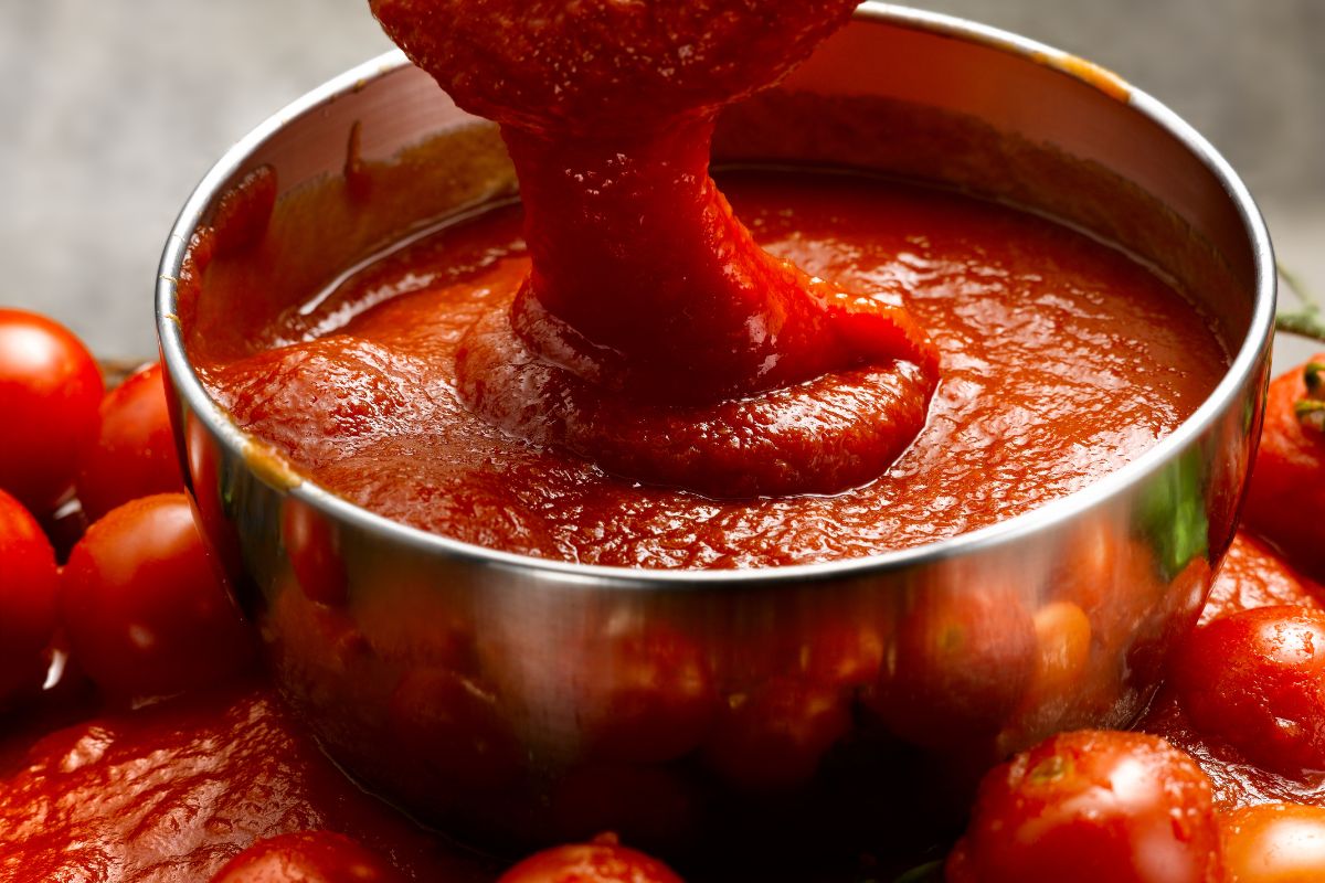 Molho de tomate caseiro para congelar: receita saudável, prática e cheia de sabor 1 molho de tomate caseiro para congelar.
