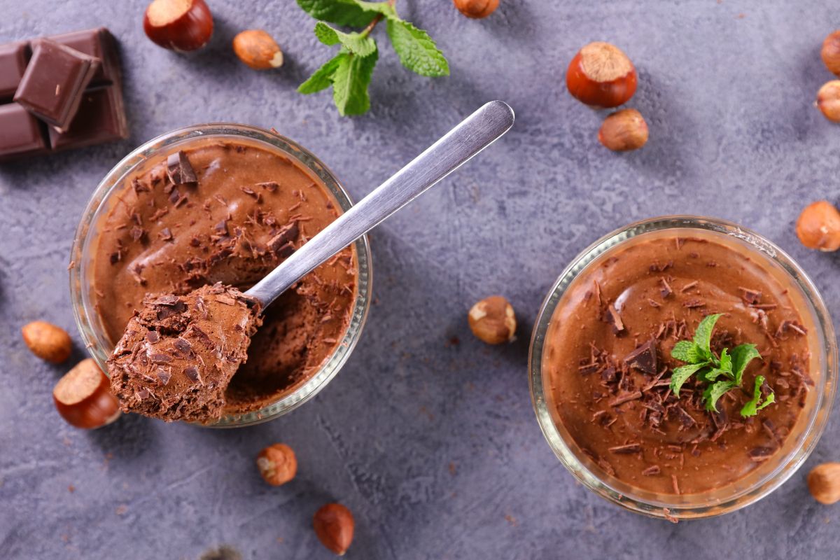 Mousse de chocolate zero açúcar: sobremesa cremosa, prática e perfeita para quem busca equilíbrio 1 Mousse de chocolate zero açúcar.
