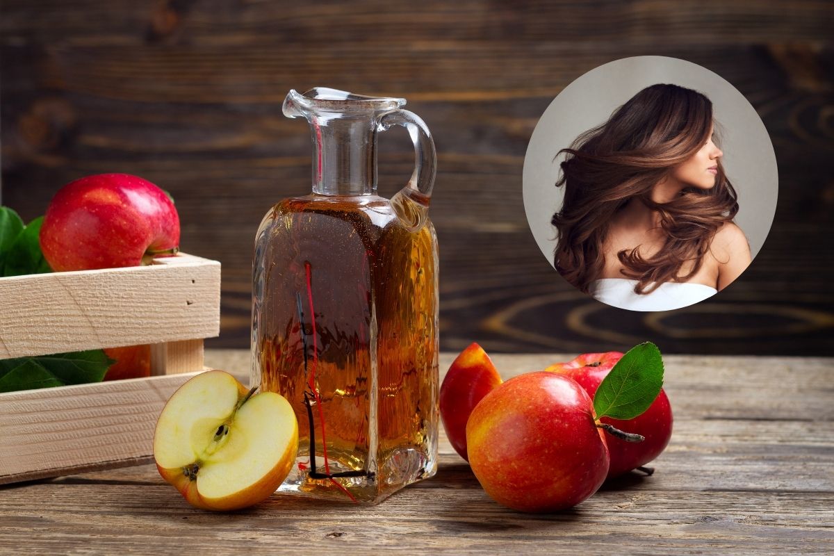 Vinagre de maçã para o cabelo: por que ele virou um aliado na rotina de cuidados? 1 vinagre de maçã para o cabelo.