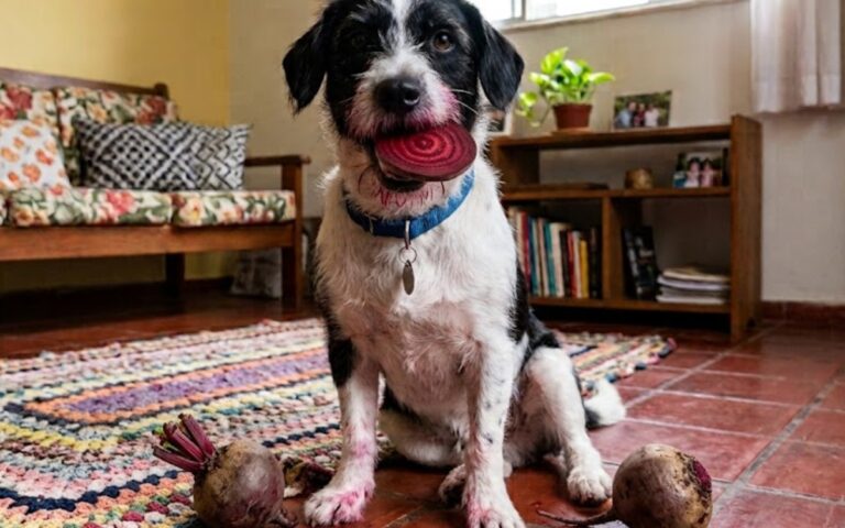 ⁠ Cachorro pode comer beterraba crua