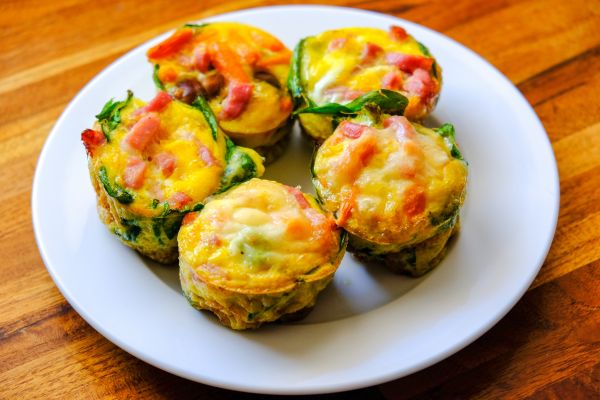Bolinho de espinafre na airfryer.